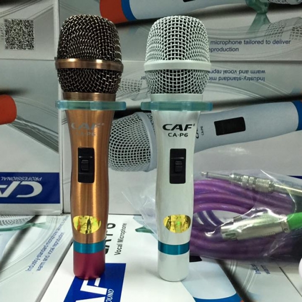 Micro karaoke CAF CAP6 bắt âm chuẩn âm thanh tốt
